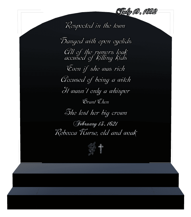 Curved Top Laser-Etched Black Granite Headstone – Flower preview