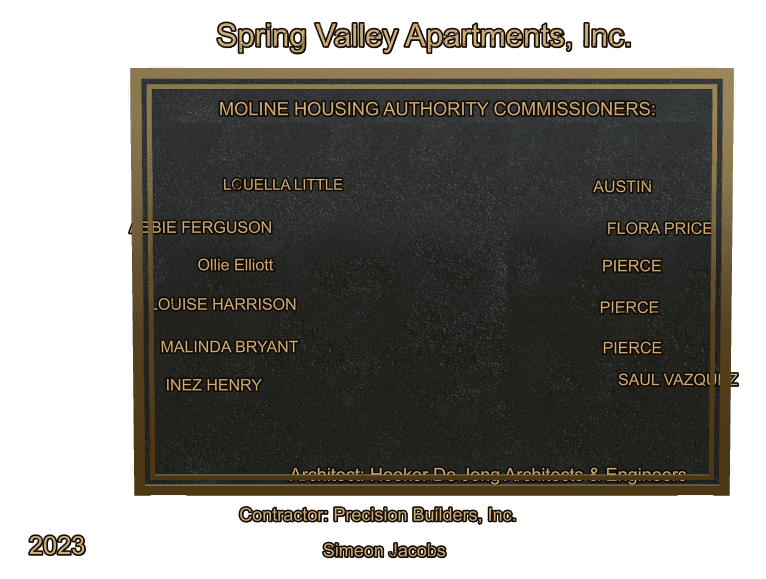 Rectangle (landscape) Bronze Plaque – Biblical Memorial preview
