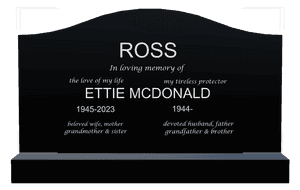 Serpentine - Devoted Husband memorial design preview