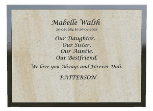 Landscape - Daughter memorial design preview
