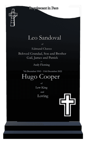 Left Wave - Much Loved 4 memorial design preview