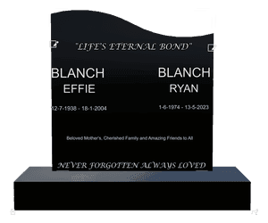 Left Wave - Dog Teddy Bear memorial design preview