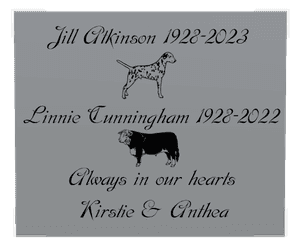 Rectangle Landscape Always in Our Hearts 2 memorial design preview
