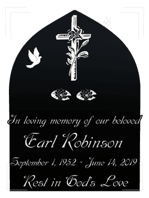 Headstone 20 - In Loving Memory Headstone memorial design preview