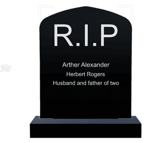Headstone 36 - Service memorial design preview