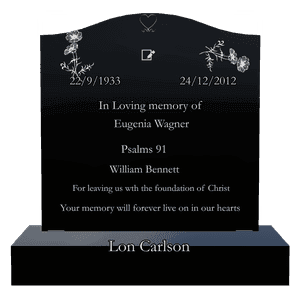 Serpentine - In Loving Memory 102 memorial design preview