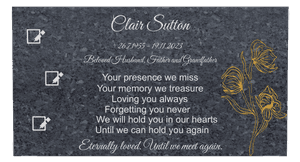 Rectangle Landscape Until we Meet Again 4 memorial design preview