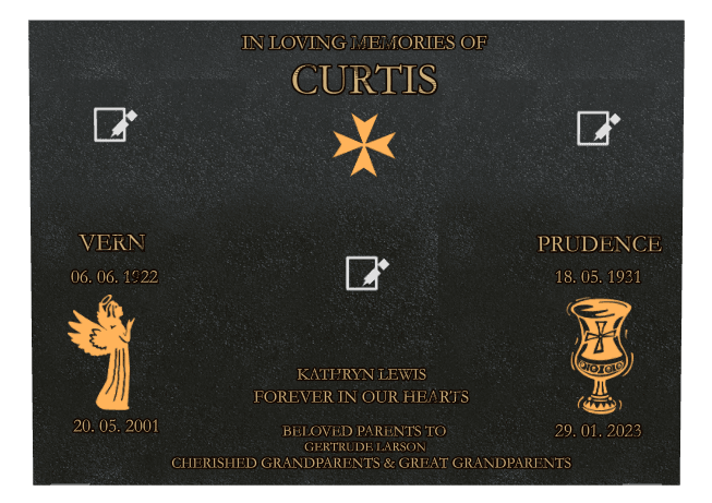 Rectangle (landscape) Bronze Plaque – angel and cross preview