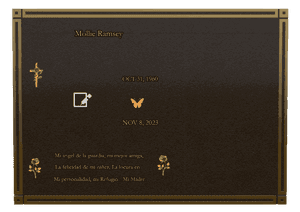Religious Memorial memorial design preview
