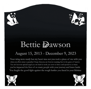 Serpentine - Butterflies 4 memorial design preview