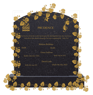 Curved Top - For God so Loved The World That he Gave His Only memorial design preview