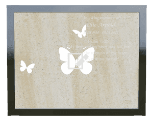 Full-colour Plaque - In Loving Memory 5 memorial design preview