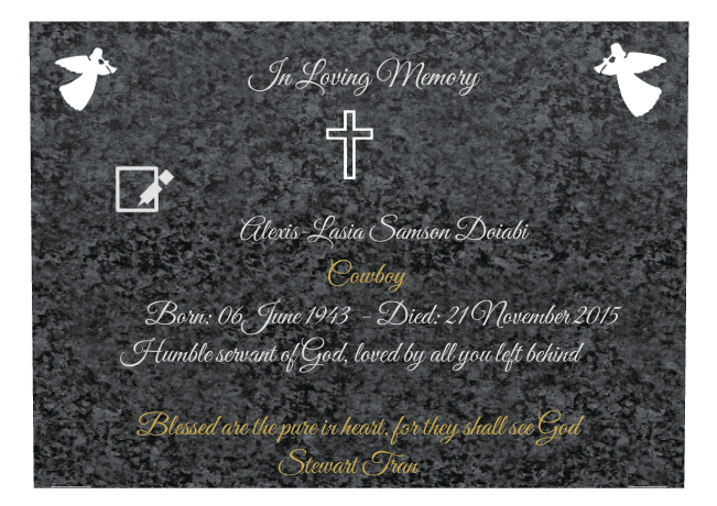 Rectangle (landscape) Traditional Engraved Plaque – angel and cross preview