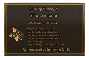 Religious Memorial memorial design preview