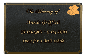 Rectangle Landscape Timothy memorial design preview