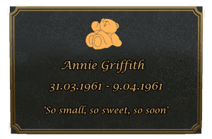Rectangle Landscape Timothy Plaque memorial design preview