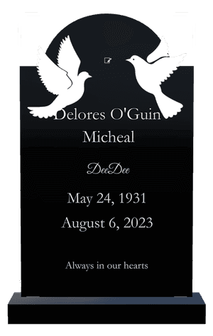 Dove Memorial memorial design preview