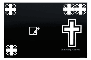 In Loving Memory memorial design preview
