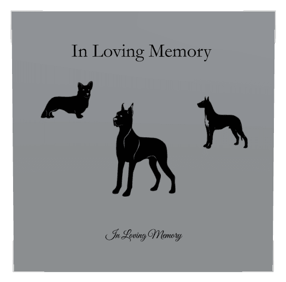 Stainless Steel Plaque Stainless Steel Plaque – In Loving Memory preview