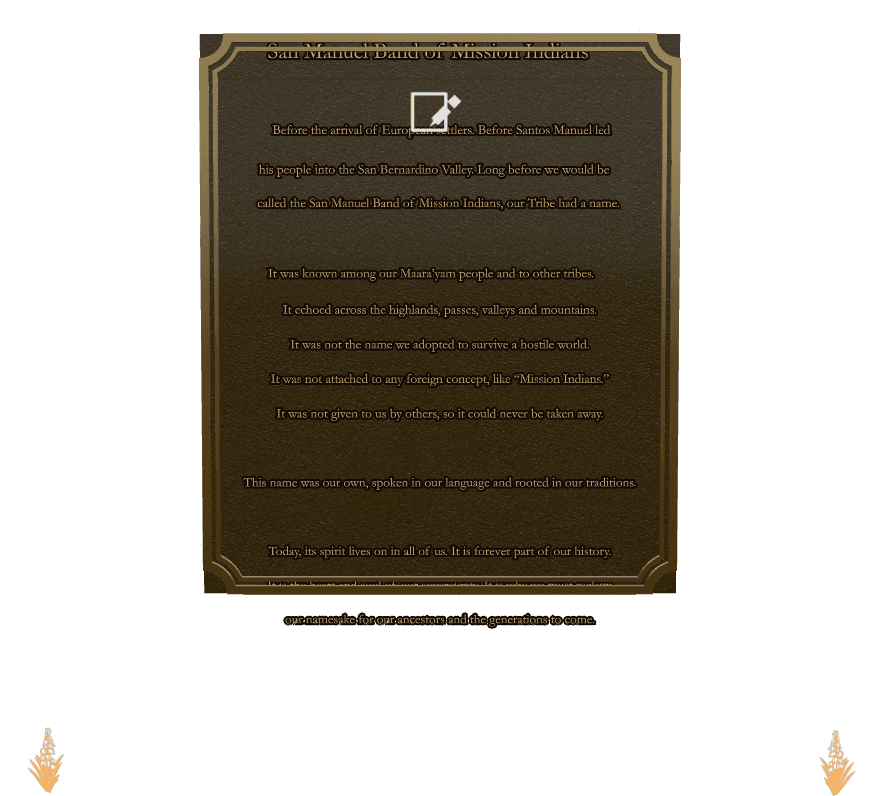 Rectangle (portrait) Bronze Plaque – flower preview