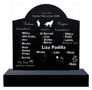 Curved Gable - Rest in Peace 4 memorial design preview