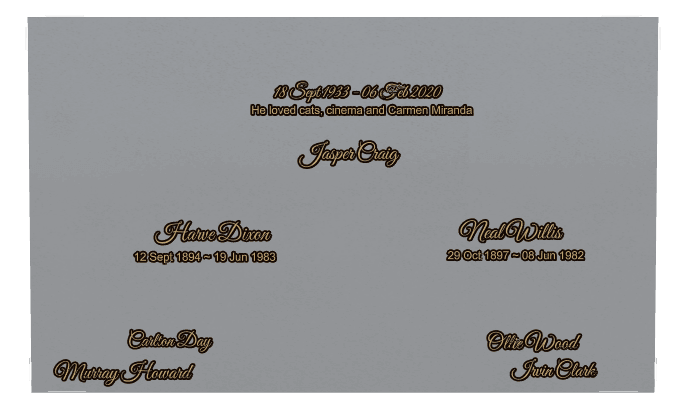 Square Bronze Plaque – Brother preview