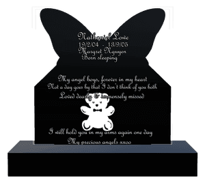 Headstone 38 - Teddy Bear memorial design preview