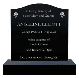 In loving memory of memorial design preview