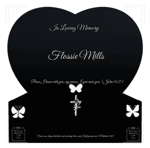 Headstone 27 i Will Give You Rest memorial design preview