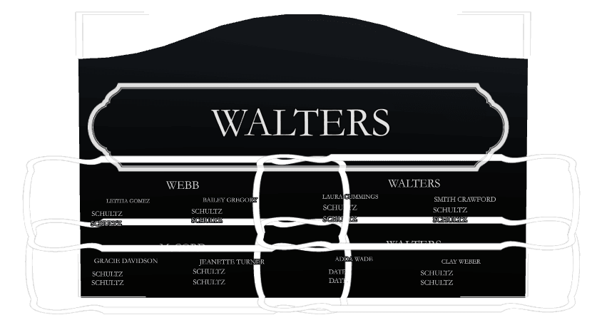 Serpentine Laser-Etched Black Granite Headstone – James preview