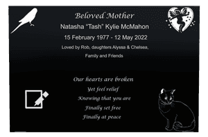Rectangle Landscape at Peace Plaque memorial design preview