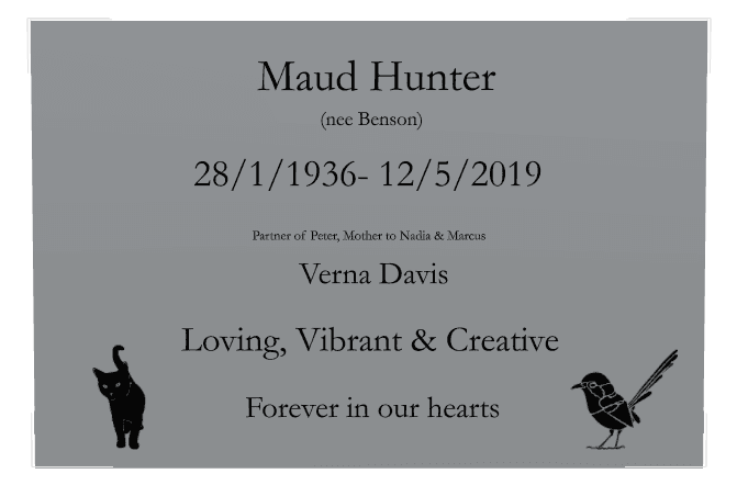 Stainless Steel Plaque Stainless Steel Plaque – Forever in Our Hearts Plaque preview
