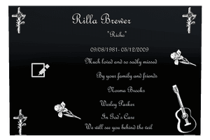 Religious Memorial memorial design preview