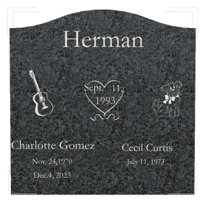Serpentine - Dog Heart memorial design preview