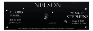 Square - The Lord Bless You And Keep You Headstone memorial design preview