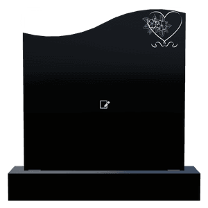 Right Wave - Flower Heart memorial design preview