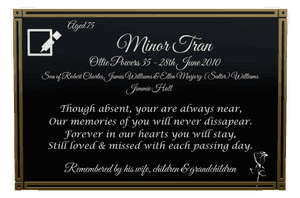 Square - Forever in Our Hearts 22 memorial design preview