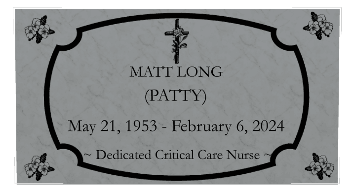 Square Traditional Engraved Headstone – Flower Headstone preview
