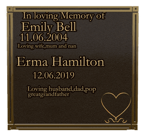 Rectangle Landscape Loving Husband 10 memorial design preview