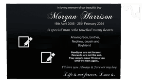 Rectangle Landscape Until we Meet Again 6 memorial design preview