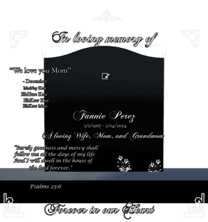 Serpentine - Surely Goodness And Mercy Shall Follow me memorial design preview