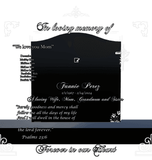 Serpentine - Surely Goodness And Mercy Shall Follow me 2 memorial design preview