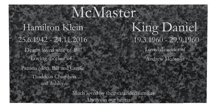 Rectangle (landscape) Traditional Engraved Plaque – Biblical Memorial preview