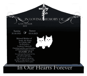 Curved Peak - In Our Hearts Forever 4 memorial design preview