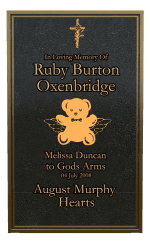 Rectangle Portrait Forever in Our Hearts 9 memorial design preview
