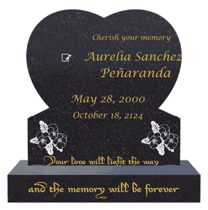 In Loving Memory memorial design preview