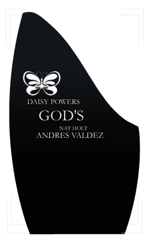 Headstone 1 - Butterflies memorial design preview