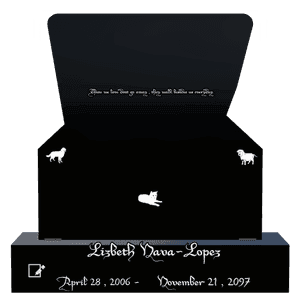 Headstone 43 - Those we Love Dont go Away memorial design preview