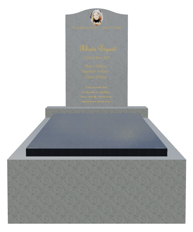 Serpentine Traditional Engraved Monument – In Loving Memory preview