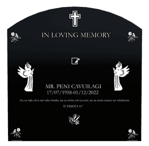 Curved Top - In Loving Memory 13 memorial design preview